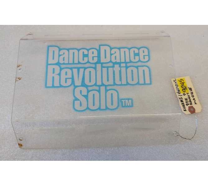 KONAMI BEMANI DANCE DANCE REVOLUTION SOLO Arcade Game PLEXIGLASS MARQUEE #9045 