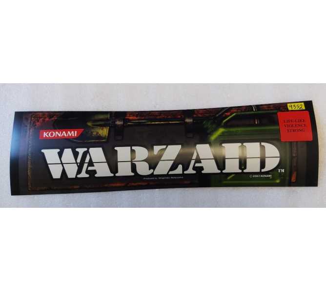 KONAMI WARZAID Arcade Game FLEXIBLE HEADER #9352 