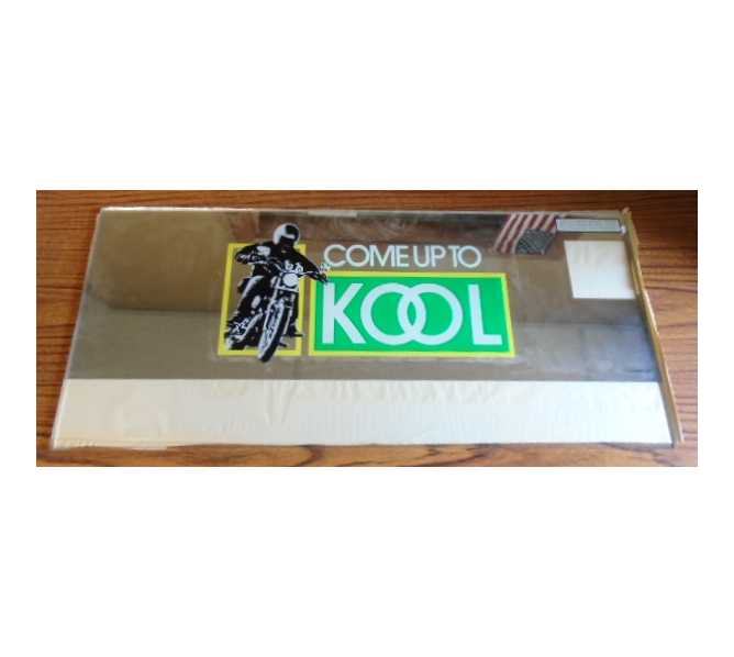 KOOL Genuine Cigarette Vending Machine Marquee Header MIRRORED GLASS 