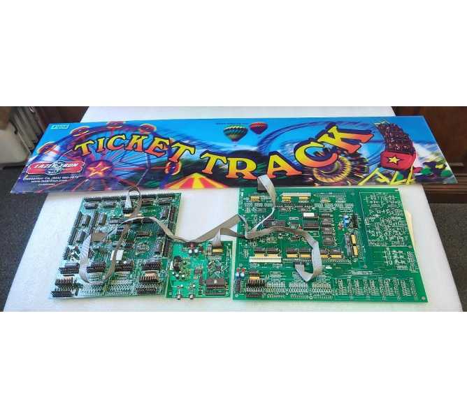 LAZER-TRON TICKET TRACK Redemption Arcade Game HEADER & BOARD Kit #408