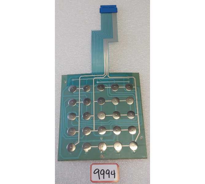 LECTRA VEND Snack Vending Machine SELECTION SWITCH MEMBRANE (9994)