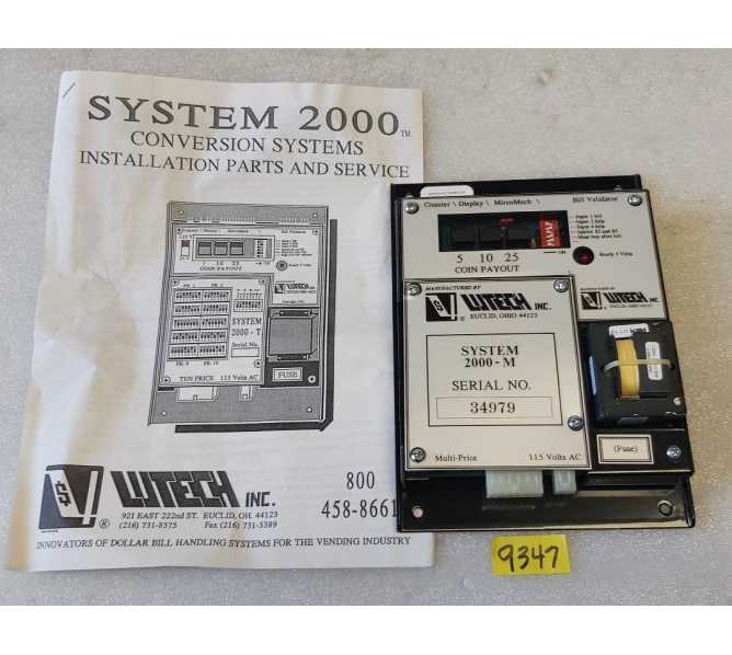 LUTECH SYSTEM 2000 Vending Machine CONVERSION SYSTEM #9347 