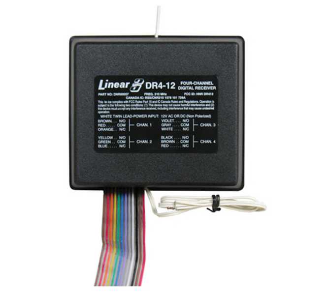 Linear Delta 3 DR4V, DR4-12 Four Channel General Purpose Receiver #DNR00057 (9500)