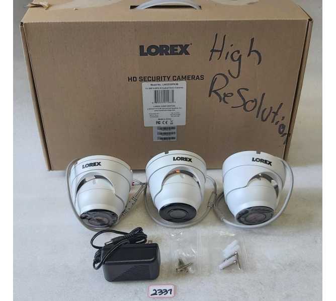 Lorex LAE223SPK3B Indoor/Outdoor 1080p Analog HD (MPX) Dome Security Cameras (2337) 