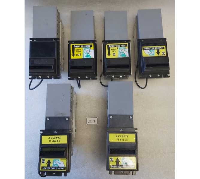MARS MEI Dollar Bill Validators Lot of 6 (2018)