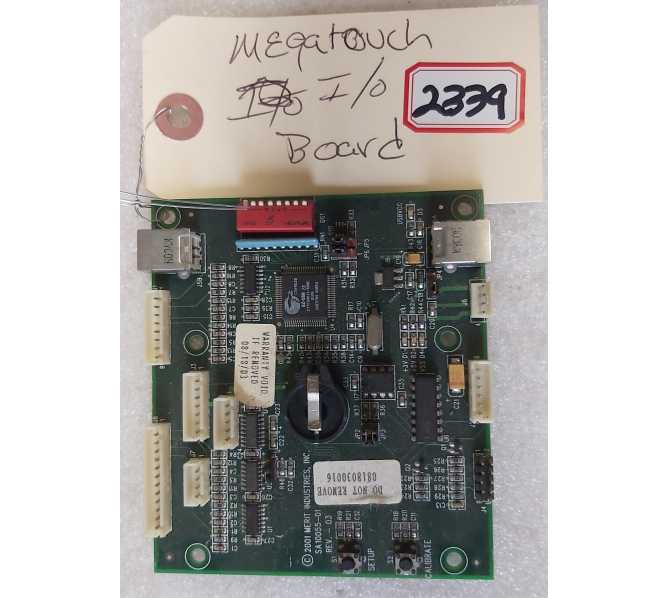 MERIT INDUSTRIES Arcade Game IO Board #SA10055-01 (2339) 