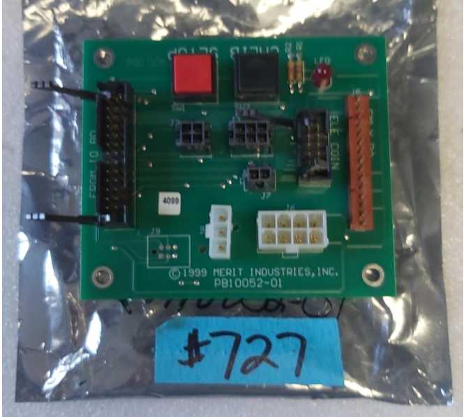 MERIT MEGATOUCH Arcade Game SETUP & CALIBRATE SWITCH Board #PB10052-01 (727) 