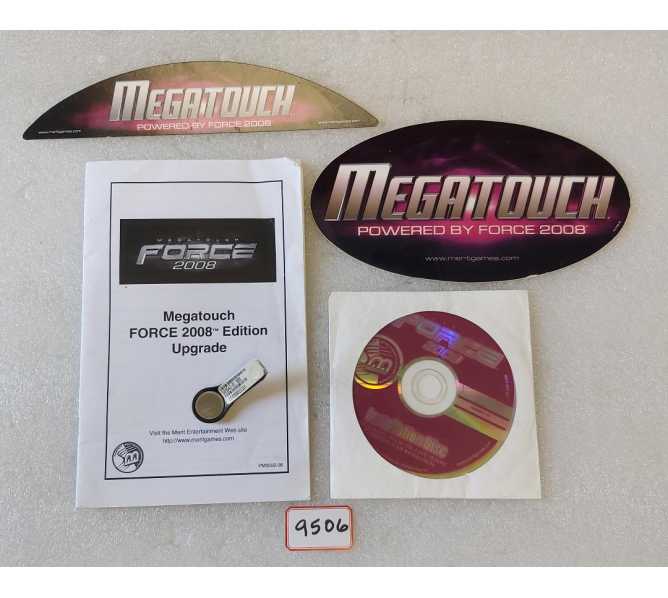 MERIT MEGATOUCH FORCE 2008 Upgrade Kit w Security Key #9506  
