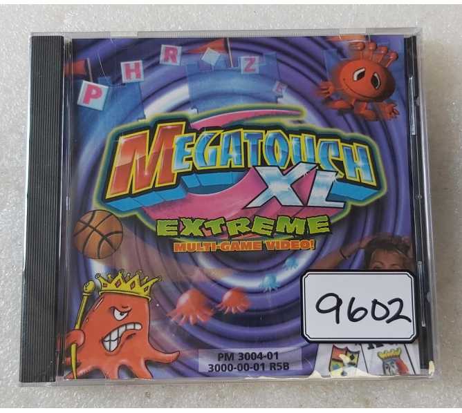 MERIT MEGATOUCH XL EXTREME Arcade Game SOFTWARE CD #PM 3004-01 (9602) 
