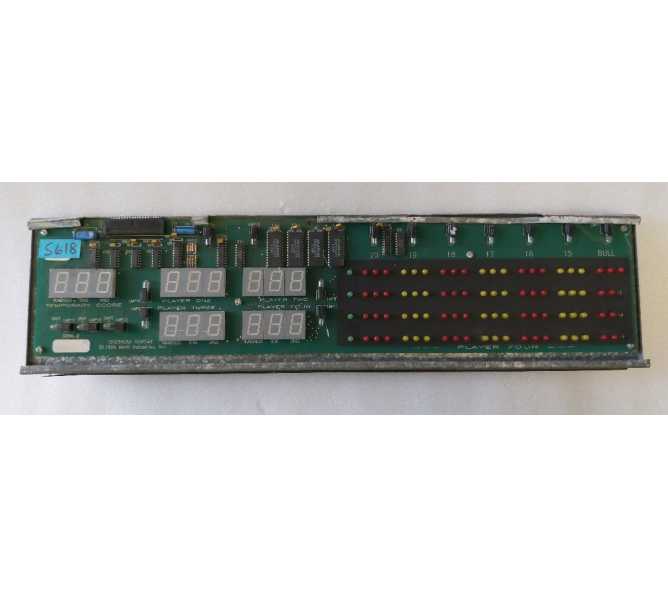 MERIT SCORPION DX Arcade Machine Game PCB Printed Circuit OVERHEAD DISPLAY Board #5618
