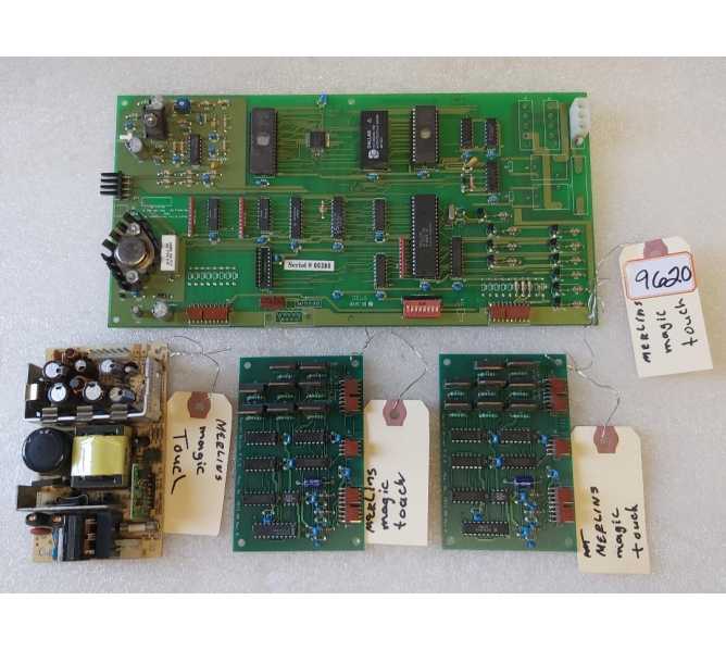 MERLIN'S MAGIC TOUCH Arcade Game Boards #9620 