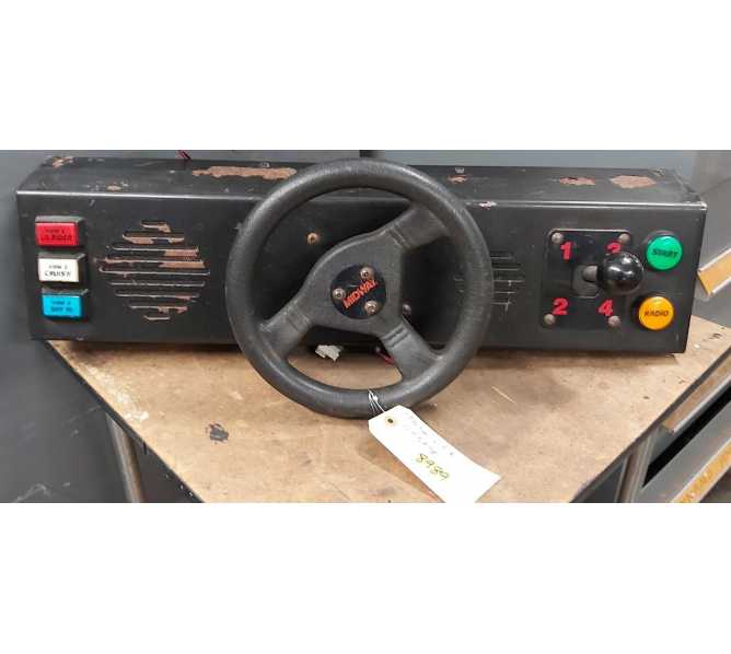 MIDWAY CRUIS'N USA Arcade Game STEERING CONTROL PANEL ASSEMBLY #8989