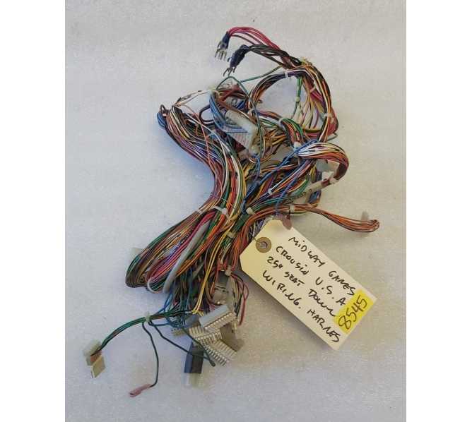 MIDWAY CRUIS'N WORLD 25" SIT-DOWN Arcade Game COMPLETE UNCUT WIRING HARNESS #8545 