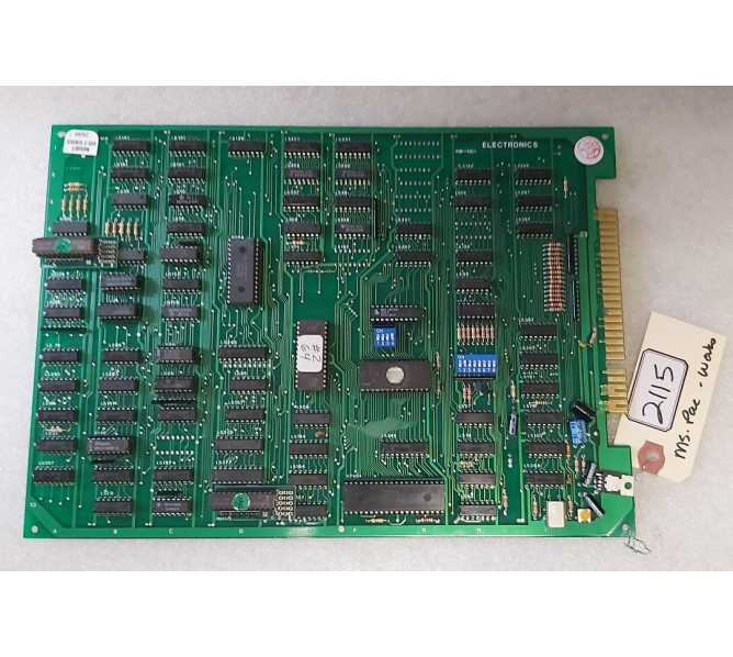 MIDWAY MS. PACMAN Arcade Game Board (2115) 