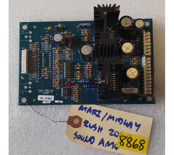 MIDWAY SAN FRANCISCO RUSH 2049 SE Arcade Game SOUND AMP Board #5772-16254-02 (8868) 