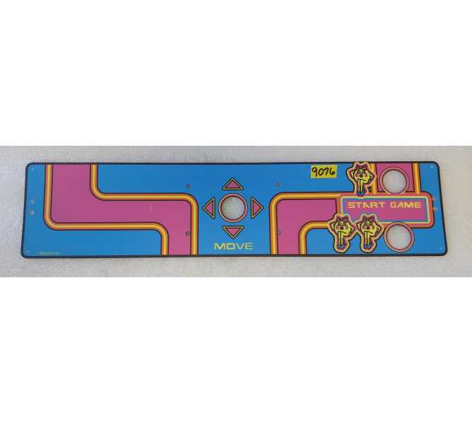 MS. PAC-MAN Arcade Game LEXAN CONTROL PANEL OVERLAY #9076