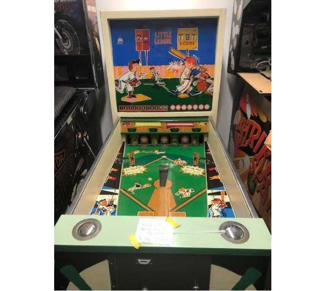Midway LITTLE LEAGUE  Pitch & Bat Pinball Machine Game for sale