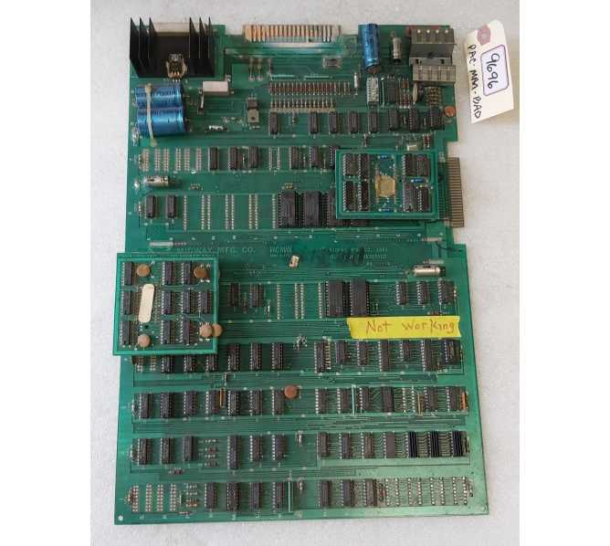 NAMCO PAC-MAN PACMAN Arcade Game Board #A082-91375 (9696) 