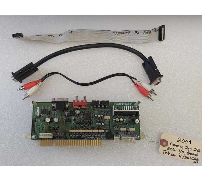 NAMCO TEKKEN 4, SOUL CALIBUR 2 & 3 Arcade Game SYSTEM 246/256 IO Board #8908962700 (2001) 