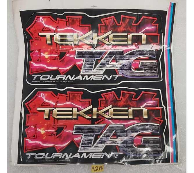 NAMCO TEKKEN TAG TOURNAMENT Arcade Game DECALS #9218