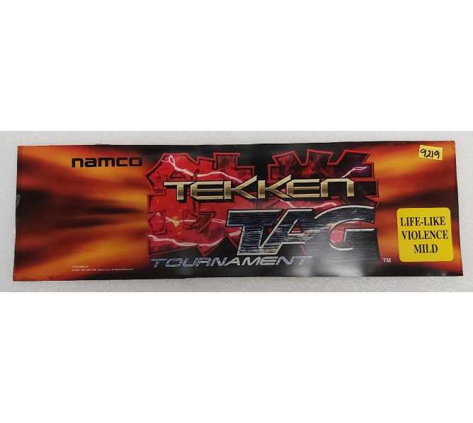NAMCO TEKKEN TAG TOURNAMENT Arcade Game FLEXIBLE HEADER #9219 