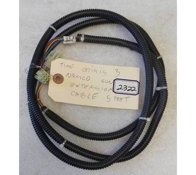 NAMCO TIME CRISIS 3 Arcade Game 5 FOOT GUN EXTENSION CABLE (2322) 