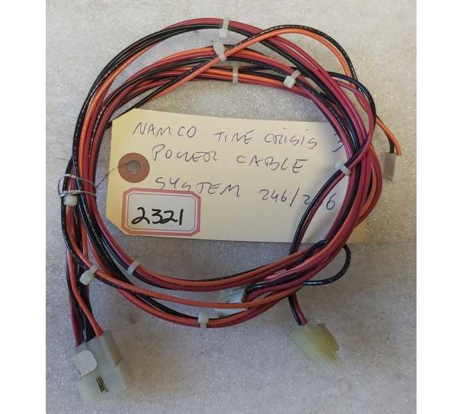NAMCO TIME CRISIS 3 Arcade Game SYSTEM 246/256 POWER CABLE (2321) 