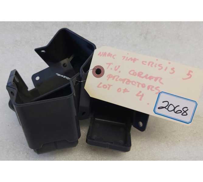 NAMCO TIME CRISIS 5 Arcade Game MONITOR CORNER COVERS - Lot of 4 (2068) 