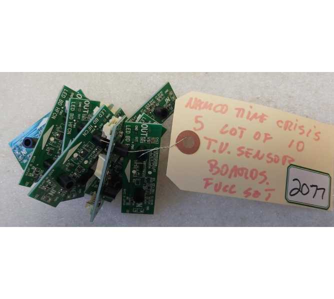 NAMCO TIME CRISIS 5 Arcade Game MONITOR SENSOR Boards - FULL Set of 10 (2077)