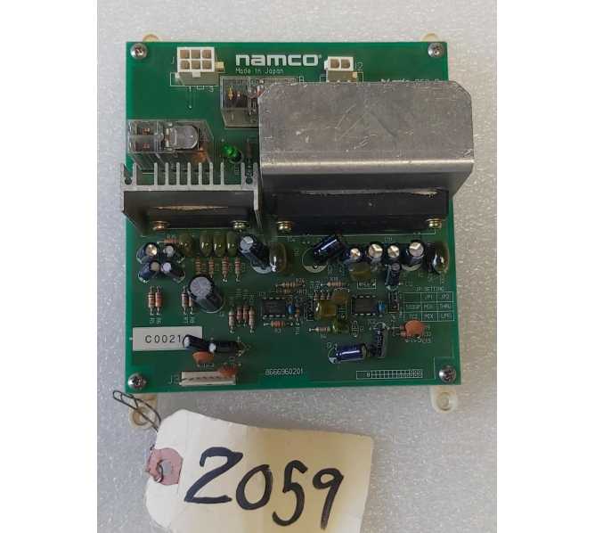 NAMCO Time Crisis II Arcade Game BASS AMP Board #2059 