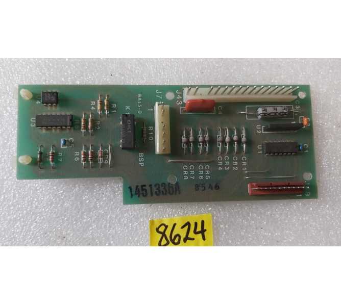 NATIONAL 145 SNACK Vending Machine DOLLAR BILL INTERFACE Board #1451336A (8624) 