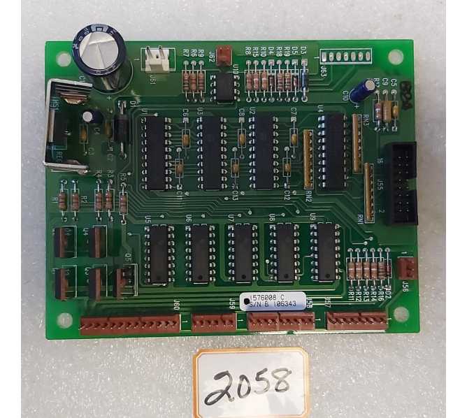 NATIONAL VENDORS GPL SNACK Vending Machine Board #1576008 (2058) 