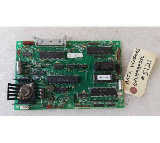 NATIONAL VENDORS GPL9989556 SNACK Vending Machine MAIN CONTROL Board #5121 