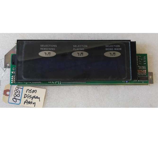 NSM Jukebox DISPLAY Assembly #9889 