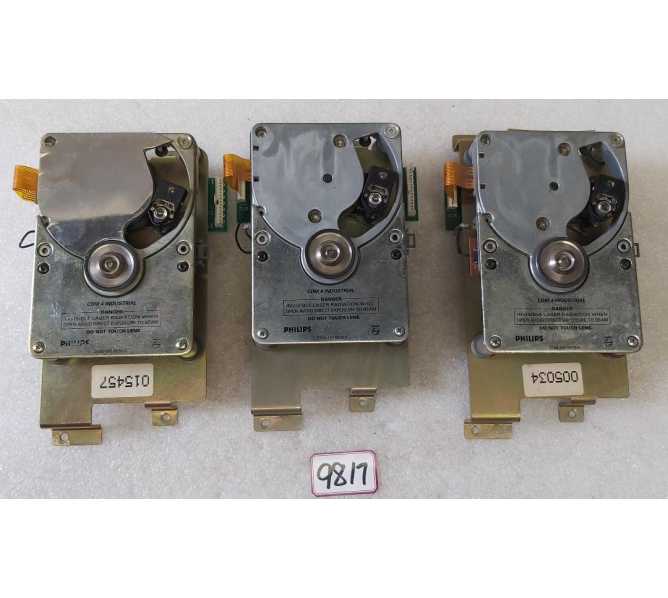 PHILIPS CDM-4 Player Mechanisms - Lot of 3 (9817) 