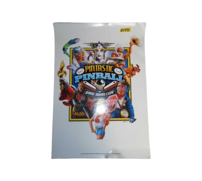 PINTASTIC PINBALL EXPO Game Advertising Promotional Poster (PP01) 