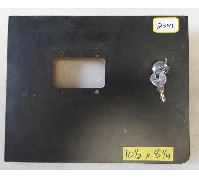 POOL Table COIN SLIDE DOOR w KEYS - 10½ X 8¼ inch - (2391)