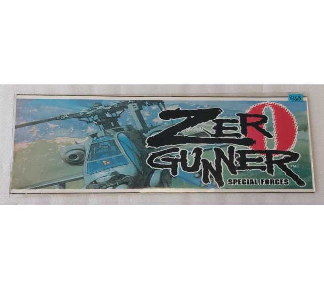 PSIKYO ZERO GUNNER Arcade Game Overhead Header #8168 