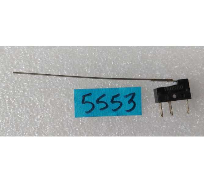 Pinball Machine UNIVERSAL MICRO WIRE GATE SWITCH with ADJ. 4 ARM (5553)