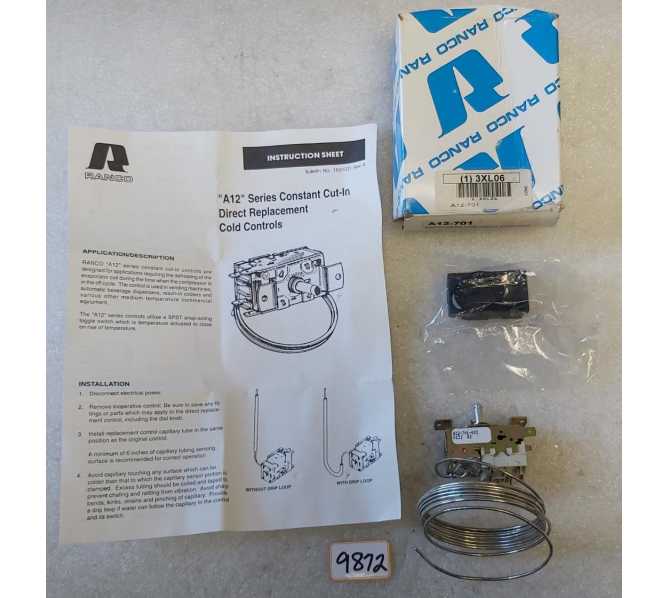 RANCO Cut-In Control A12-701 (41°F) #9872 
