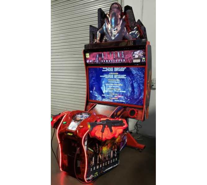 RAW THRILLS ALIENS ARMAGEDDON Arcade Game for sale 