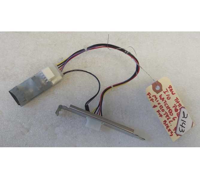  RAW THRILLS Arcade Game WATCHDOG MICROTEL IO POWER DRIVER Board #PCB1067A (2143) 