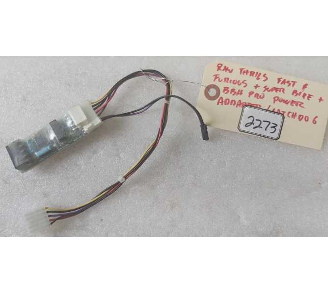 RAW THRILLS Arcade Game WATCHDOG MICROTEL IO POWER DRIVER Board #PCB1067A (2273) 