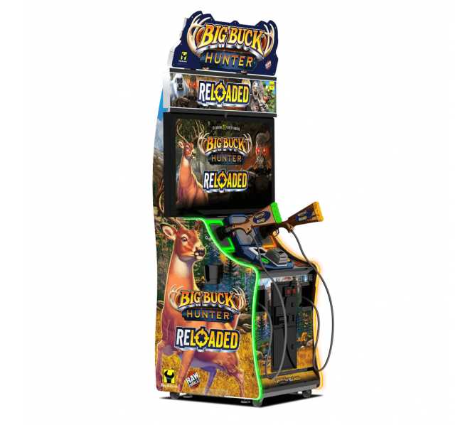 RAW THRILLS BIG BUCK HUNTER RELOADED 42" Mini Online Arcade Game for sale