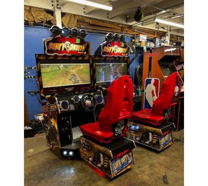 RAW THRILLS DIRTY DRIVIN' Arcade Game for sale 