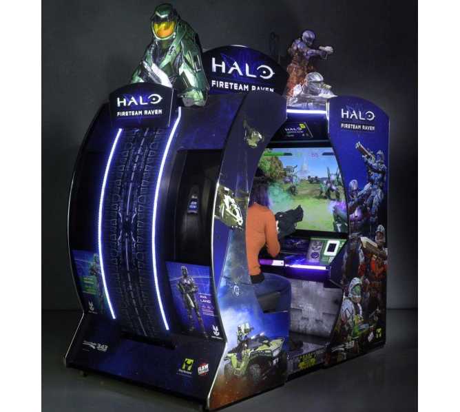 RAW THRILLS HALO - FIRETEAM RAVEN Sit-Down Arcade Machine Game for sale  