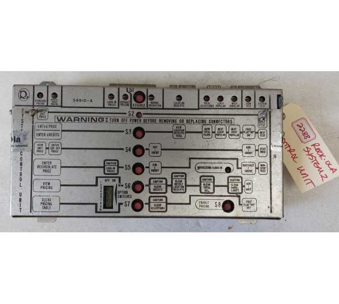 ROCK-OLA Jukebox SYSTEM 2 CONTROL UNIT #54910-A (2288) 