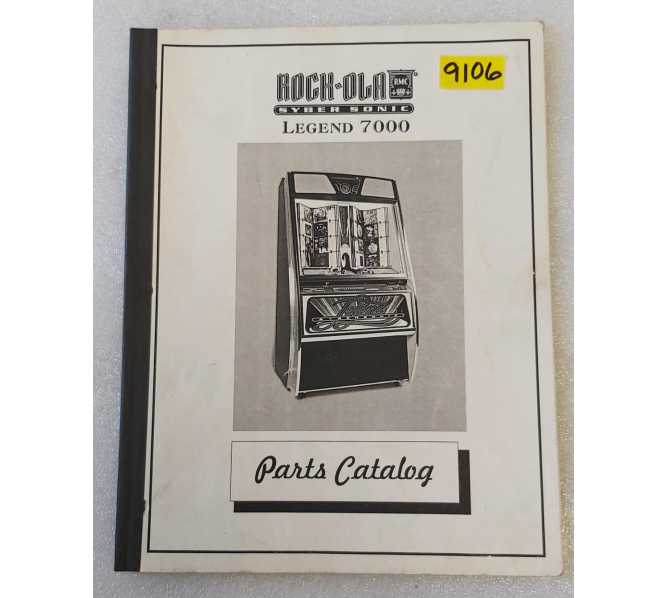 ROCK-OLA MODEL 7000 Jukebox PARTS Catalog #9106