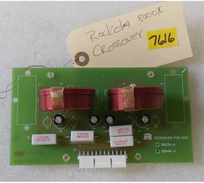 ROCK-OLA SYBER-SONIC 8000X Jukebox CROSSOVER PCB Board Assembly #58940-A (7616) 