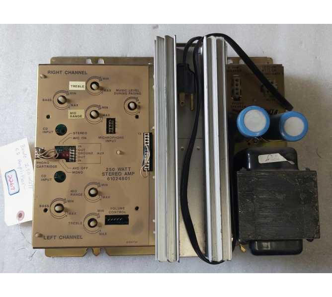 ROWE AMI CD 100A or B Jukebox 250 WATT STEREO AMPLIFIER #61024801 (2267)